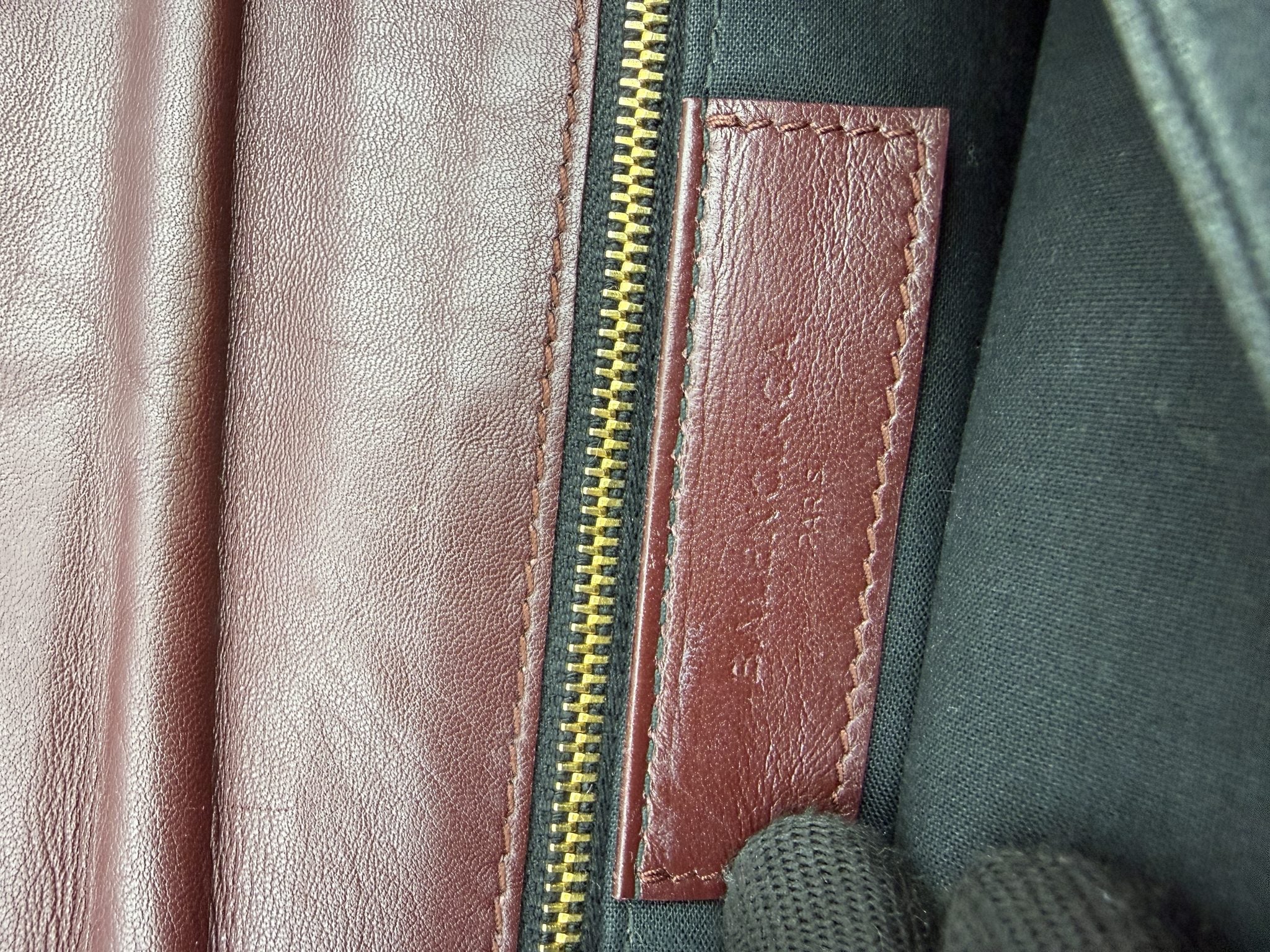balenciaga giant envelope clutch burgundy leather stock no 0143012