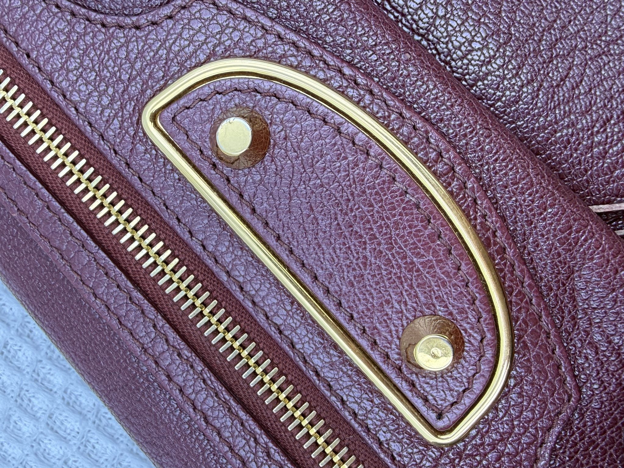 balenciaga giant envelope clutch burgundy leather stock no 0143012