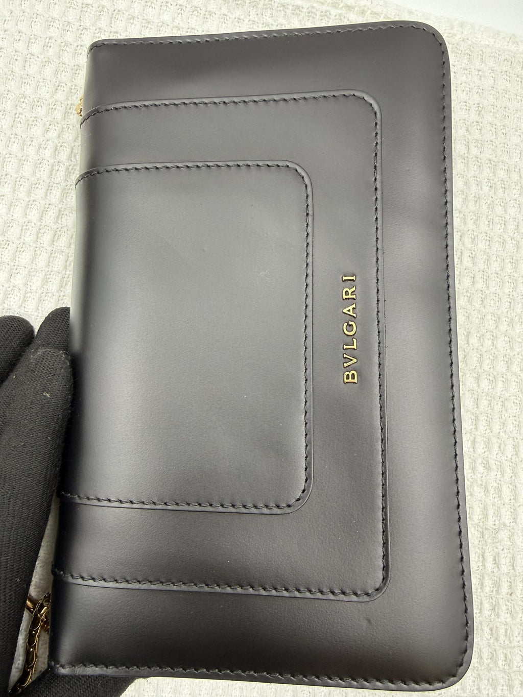 bvlgari serpenti forever black leather stock no 0073039
