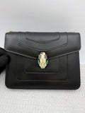 bvlgari serpenti forever black leather stock no 0259006