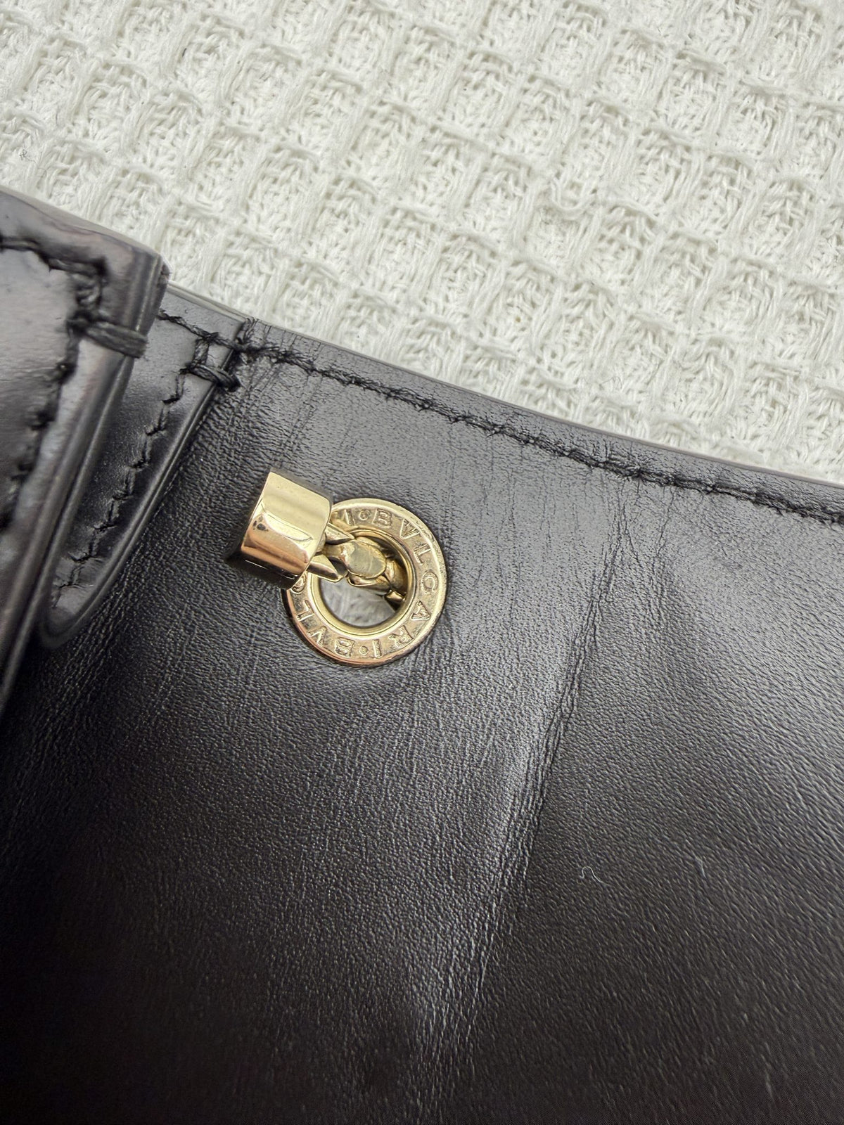 bvlgari serpenti forever black leather stock no 0259006