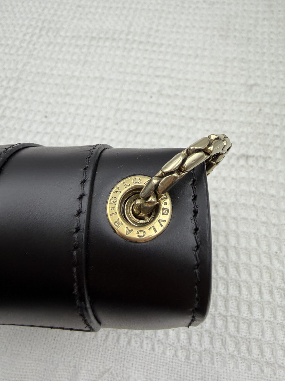 bvlgari serpenti forever black leather stock no 0259009