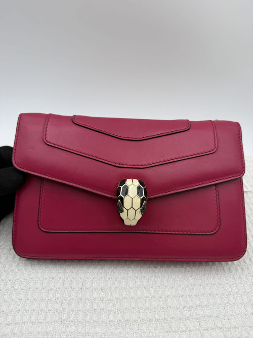 bvlgari serpenti forever pink leather stock no 0166023
