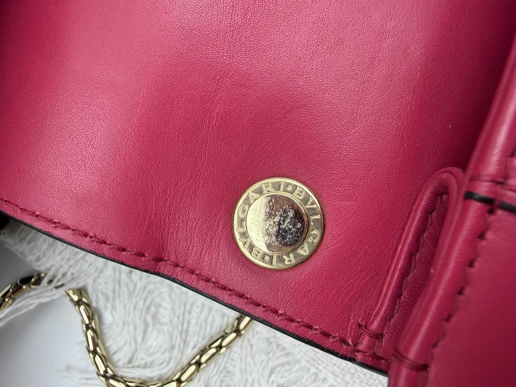 bvlgari serpenti forever pink leather stock no 0166023