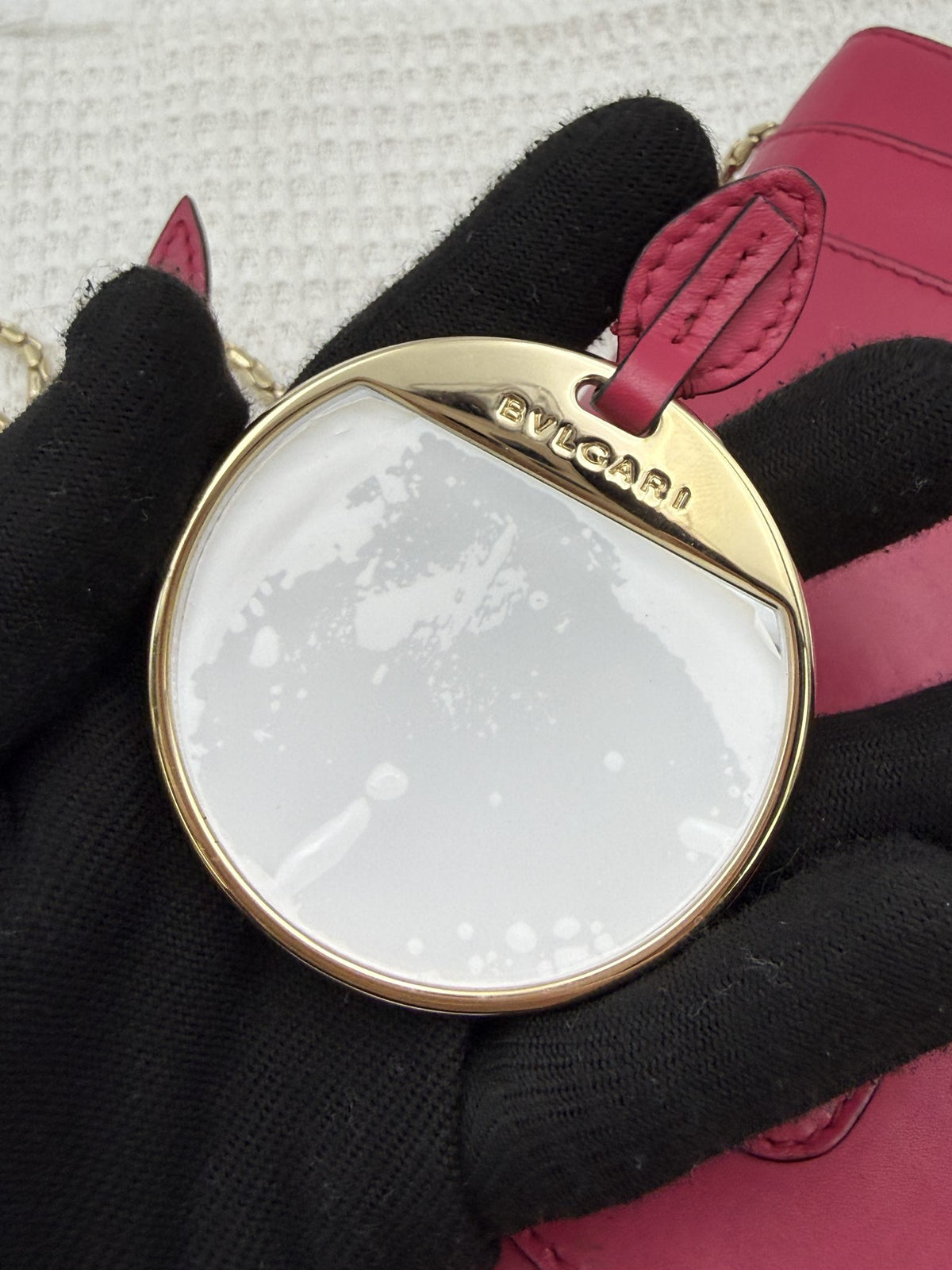 bvlgari serpenti forever pink leather stock no 0166023