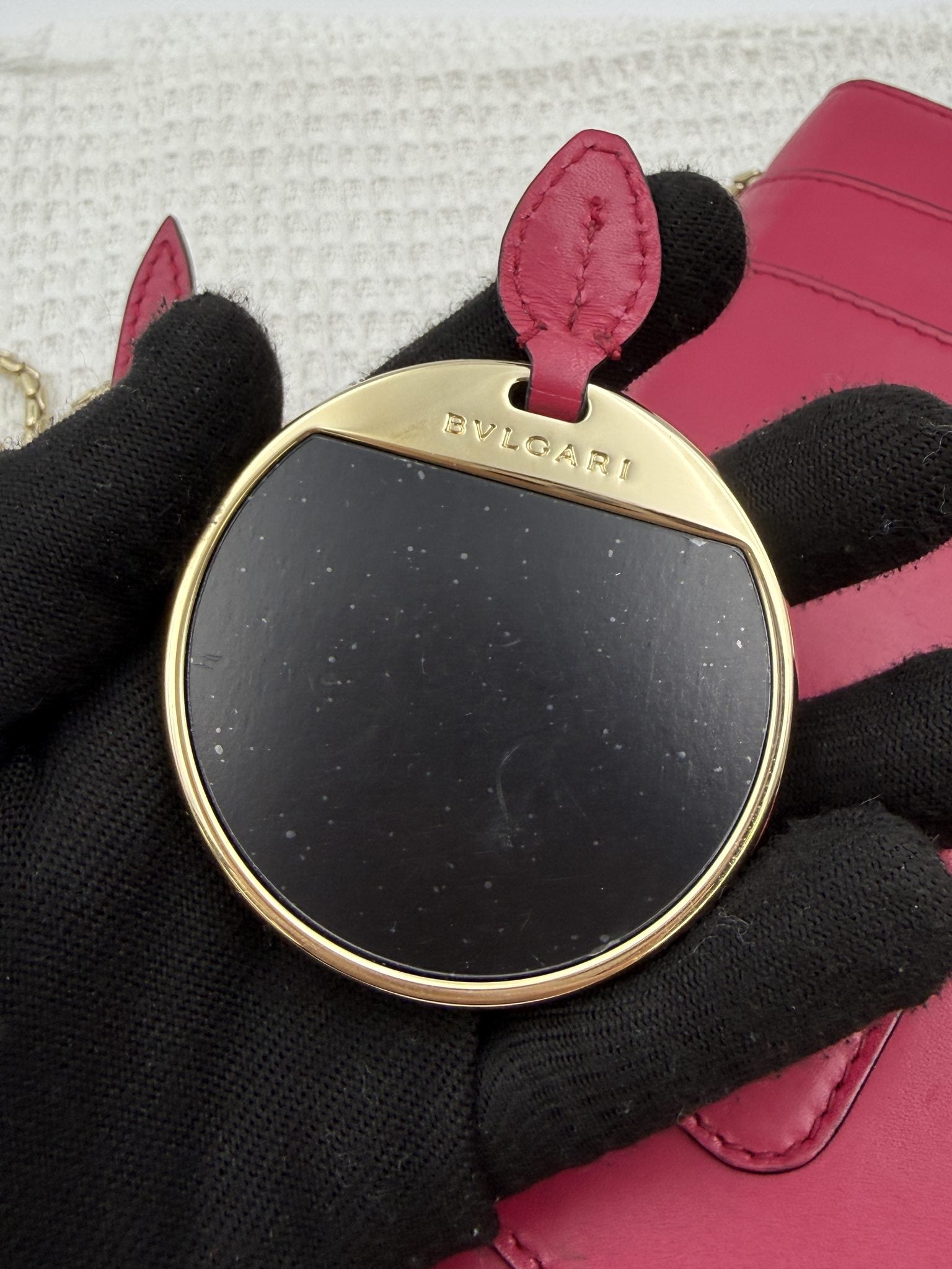 bvlgari serpenti forever pink leather stock no 0166023