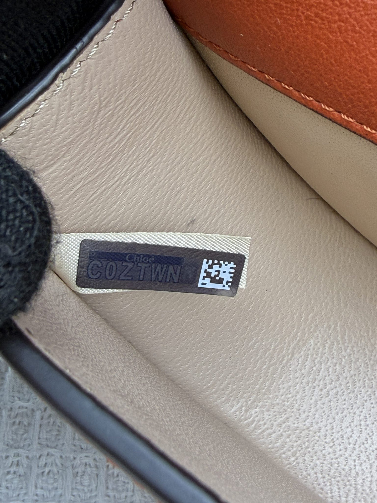 chlo nile cognac leather stock no 0350020