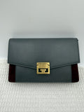 givenchy gv3 grey and burgundy leather and suede stock no 0144065