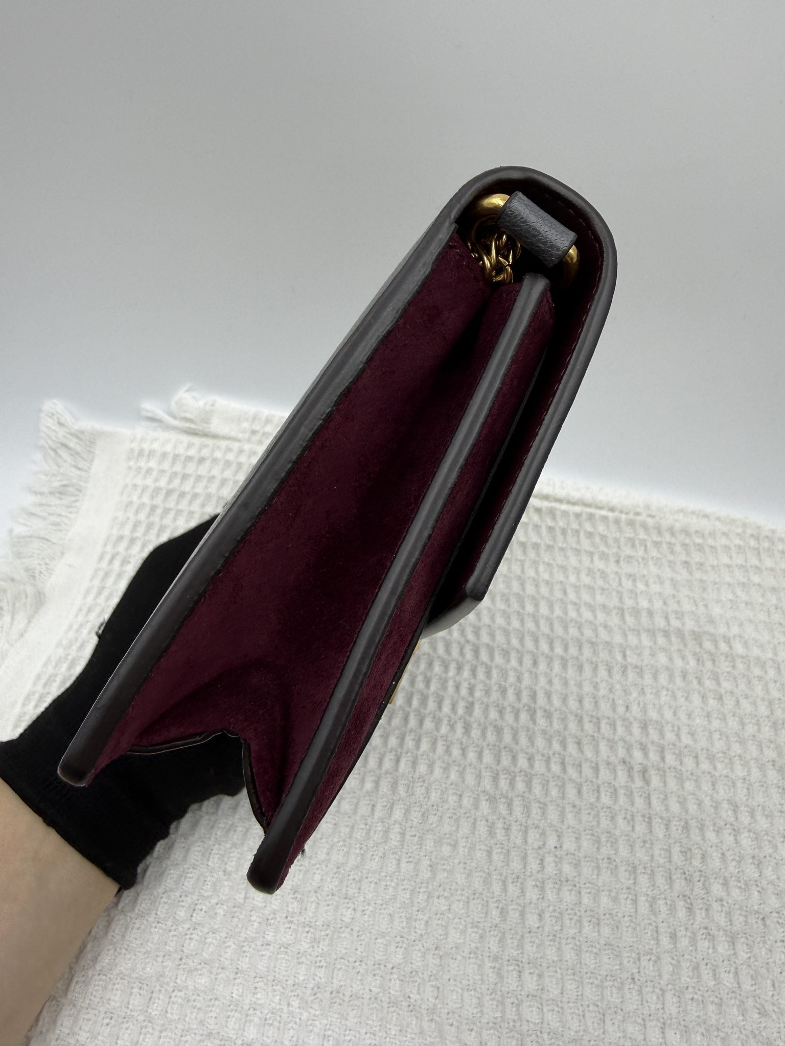 givenchy gv3 grey and burgundy leather and suede stock no 0144065