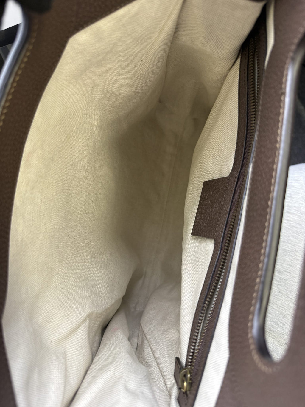 gucci animalier gg supreme tote beige and brown gg supreme canvas and leather stock no 0073238