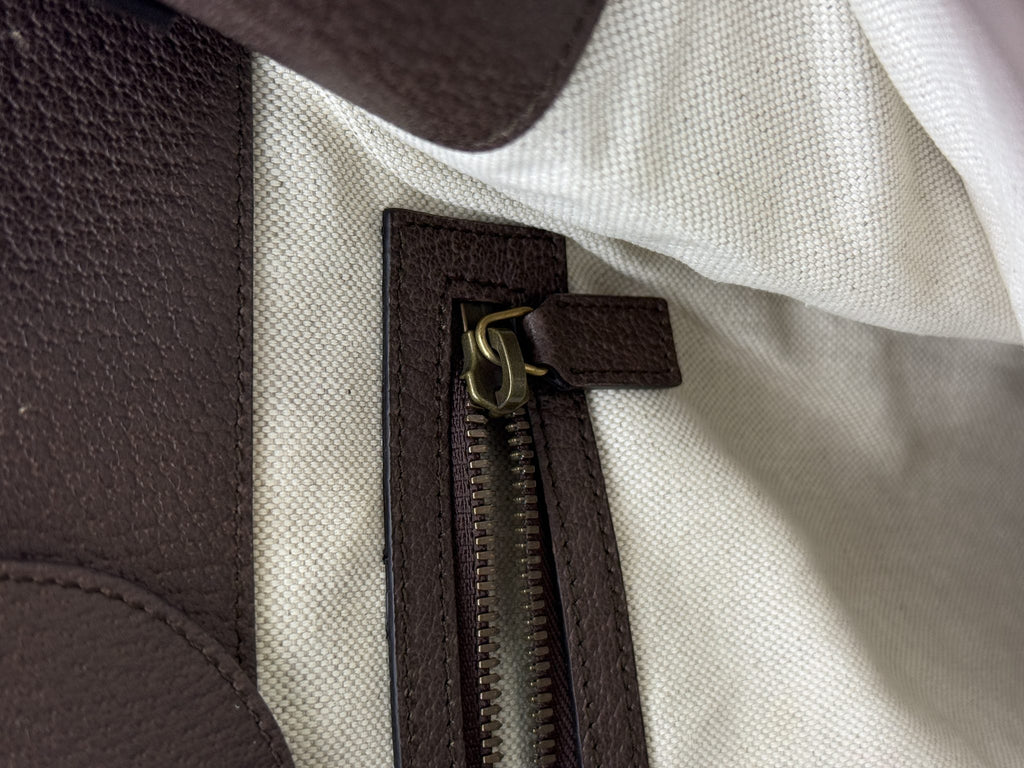 gucci animalier gg supreme tote beige and brown gg supreme canvas and leather stock no 0073238