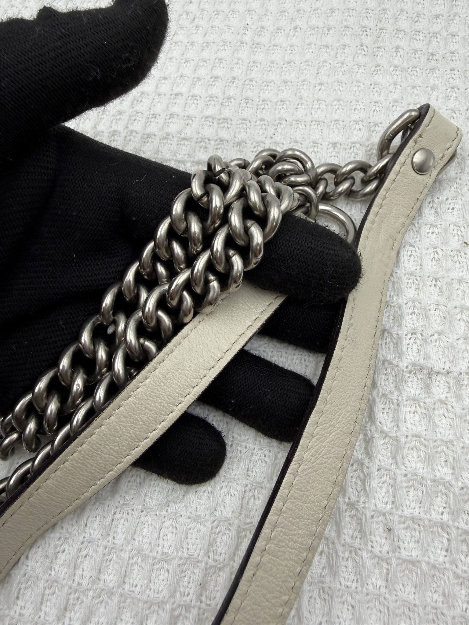 gucci dionysus blue and white leather stock no 0073134