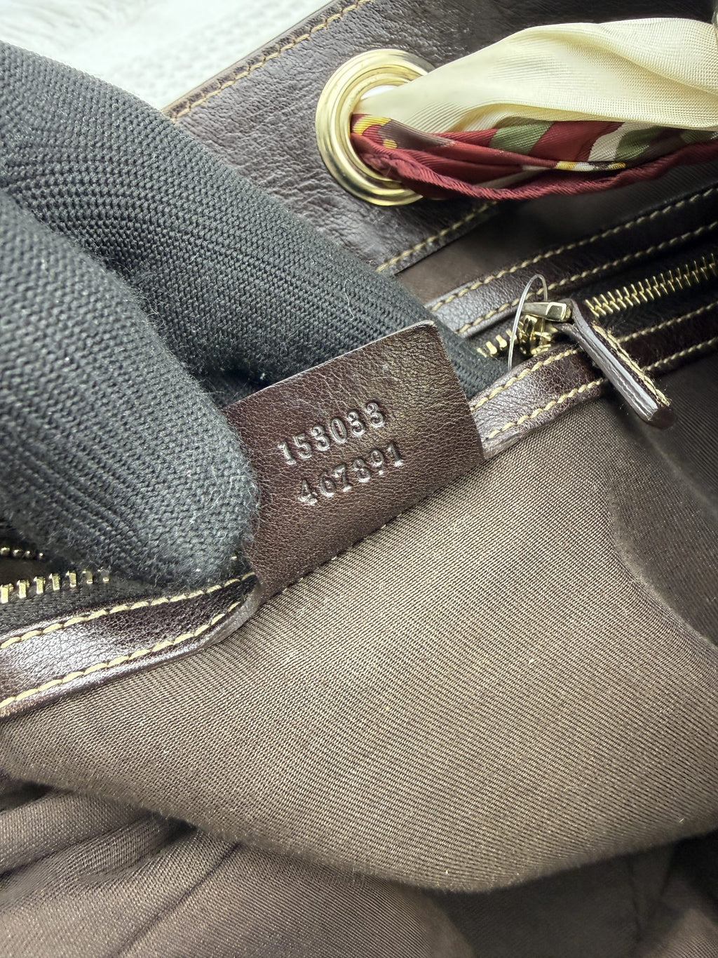 gucci horsebit gg supreme hobo beige and brown gg supreme canvas and leather stock no 0073249