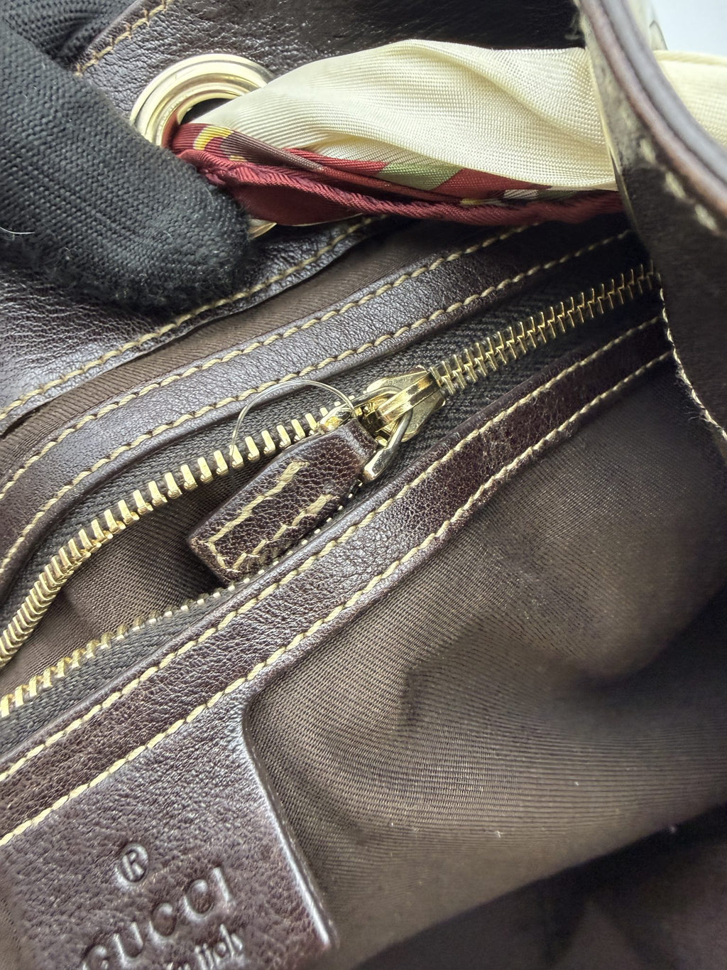 gucci horsebit gg supreme hobo beige and brown gg supreme canvas and leather stock no 0073249