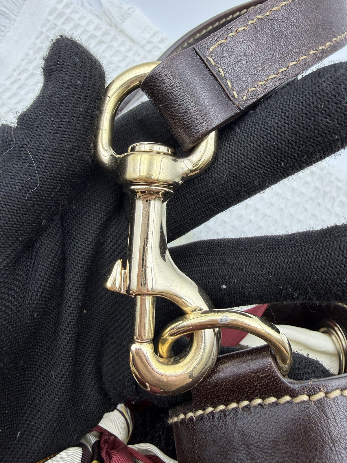 gucci horsebit gg supreme hobo beige and brown gg supreme canvas and leather stock no 0073249