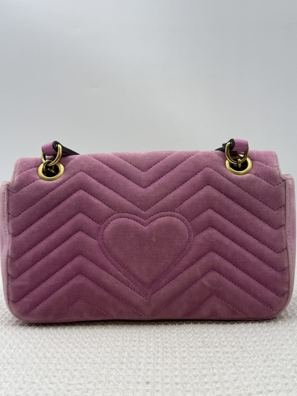 gucci marmont embellished mini pink velvet and leather stock no 0073168