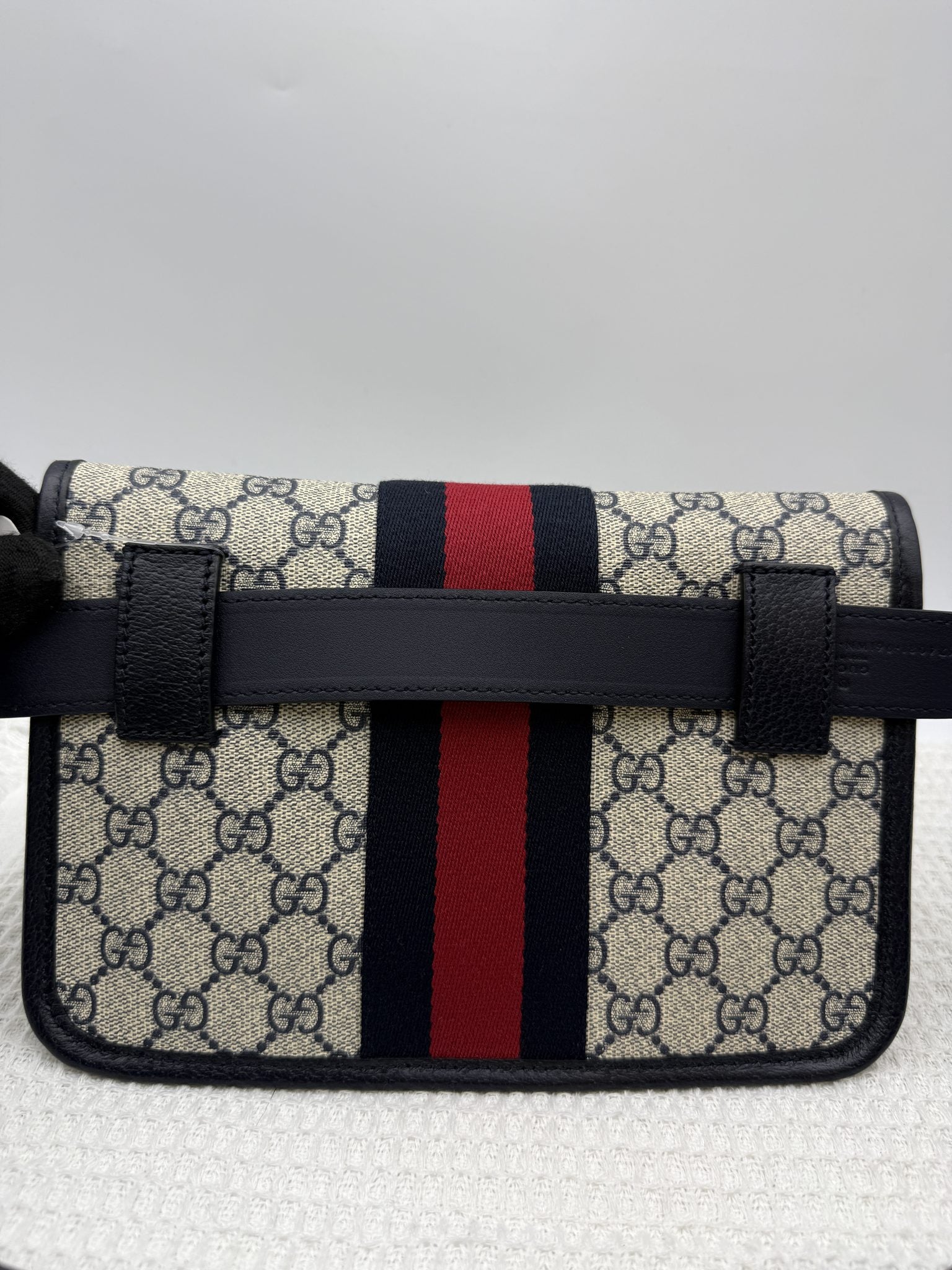 gucci ophidia gg supreme with web stripe coated canvas and leather stock no 0073245