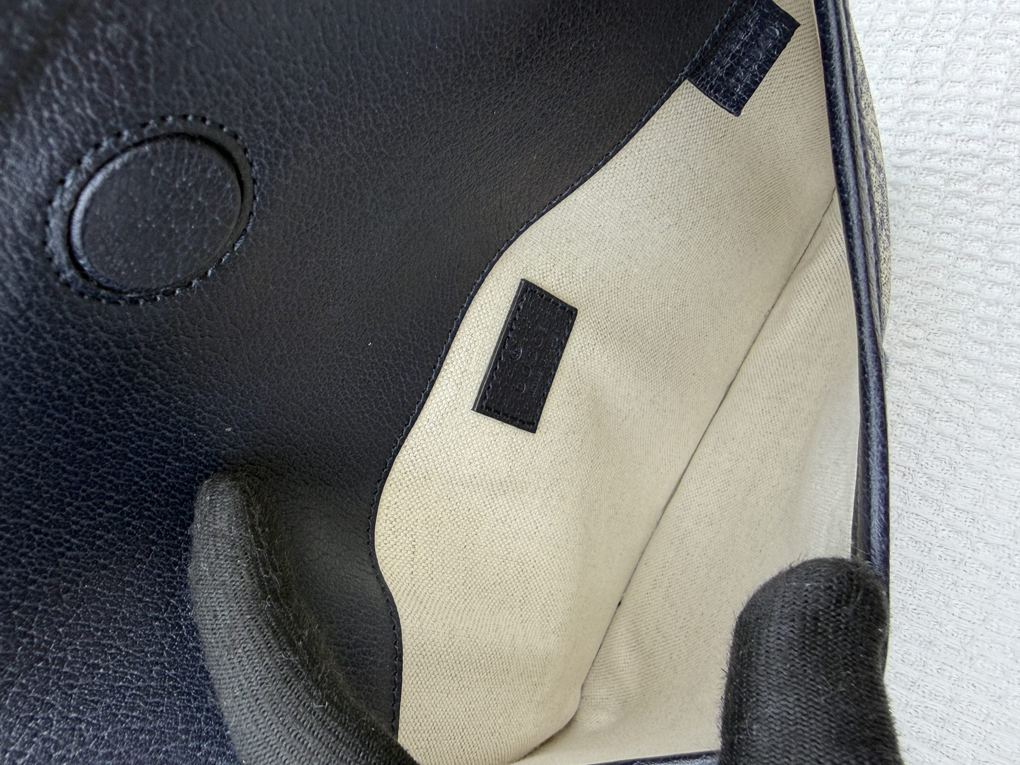 gucci ophidia gg supreme with web stripe coated canvas and leather stock no 0073245