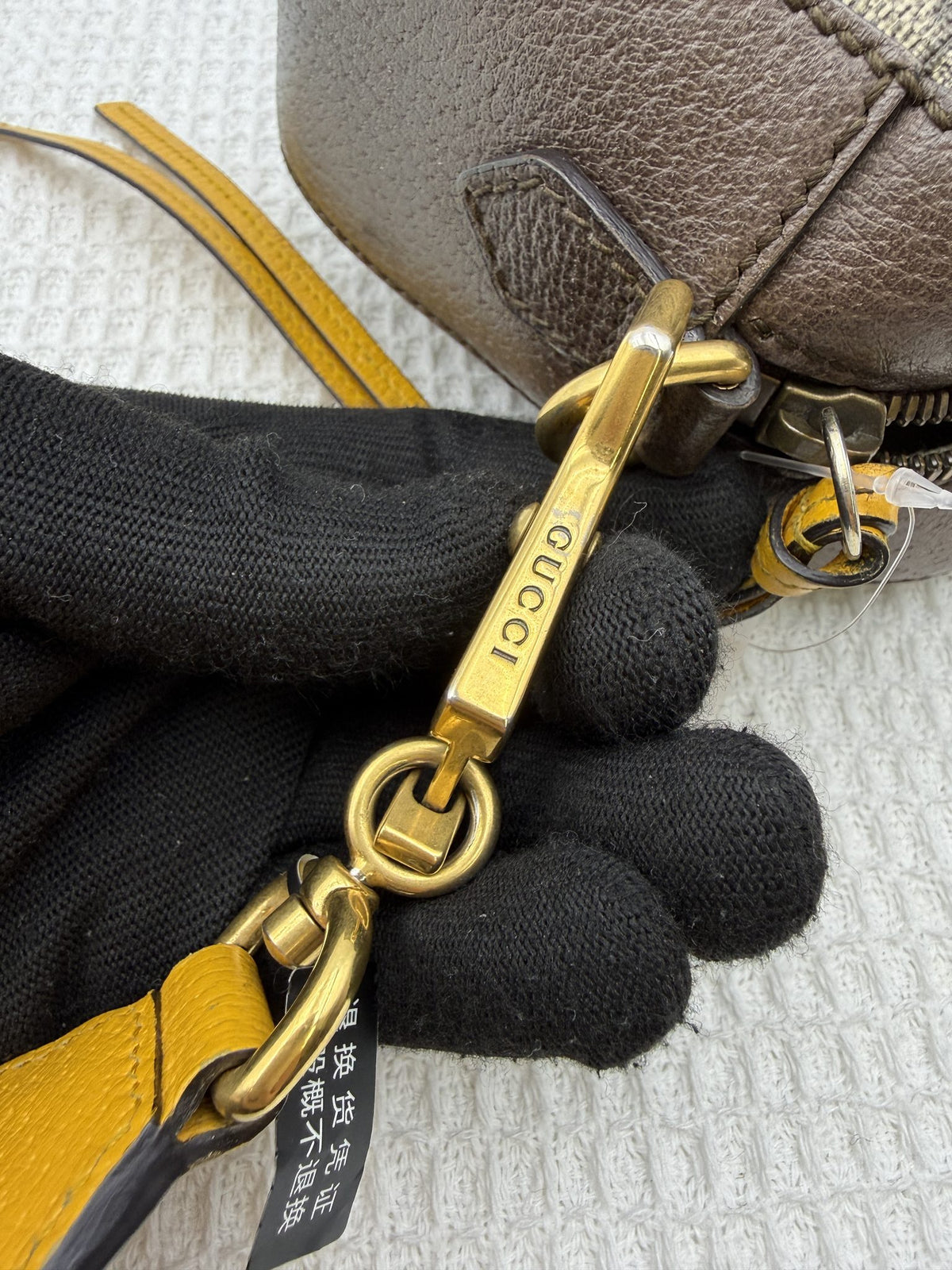 gucci ophidia gg supreme with web stripe coated canvas and leather stock no 0073173
