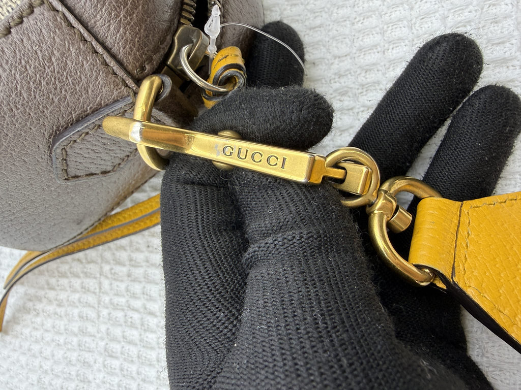 gucci ophidia gg supreme with web stripe coated canvas and leather stock no 0073173