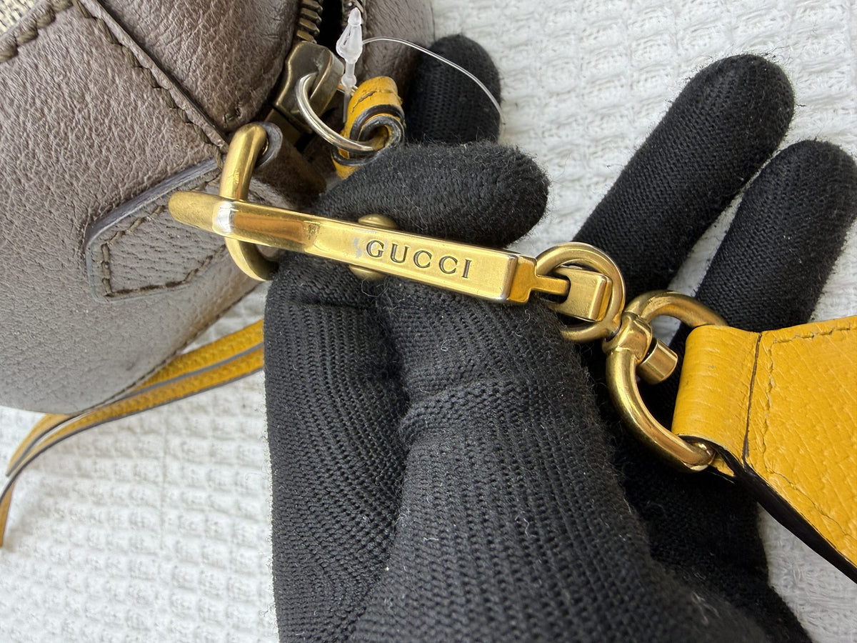 gucci ophidia gg supreme with web stripe coated canvas and leather stock no 0073173