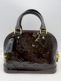 louis vuitton alma bb amarante monogram vernis leather stock no 0073178