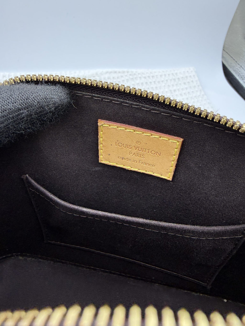 louis vuitton alma bb amarante monogram vernis leather stock no 0073178