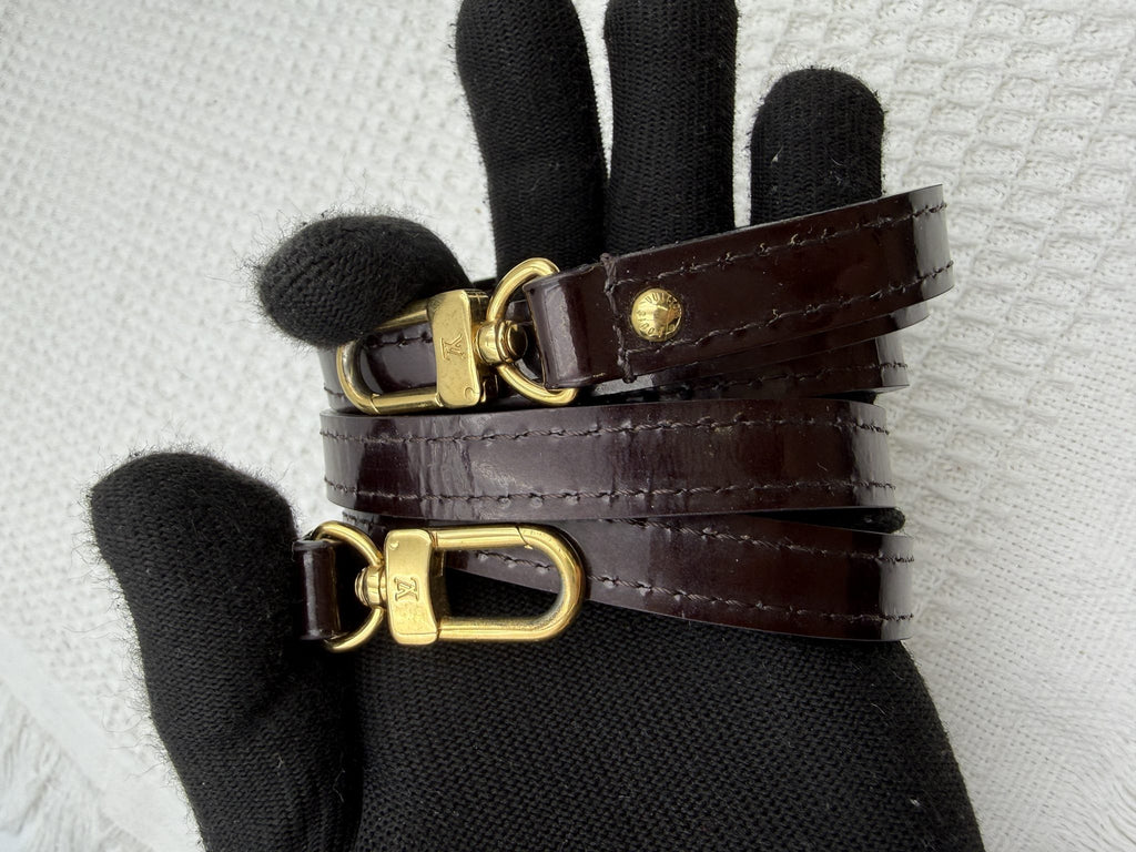 louis vuitton alma bb amarante monogram vernis leather stock no 0073178