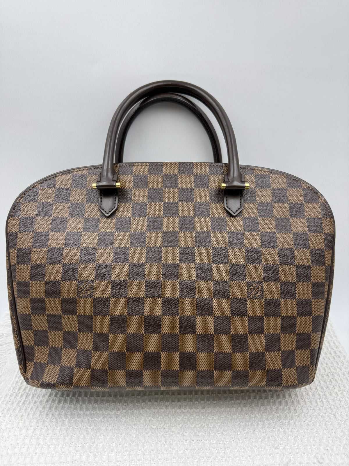 louis vuitton alma pm damier ebene coated canvas and leather stock no 0051017