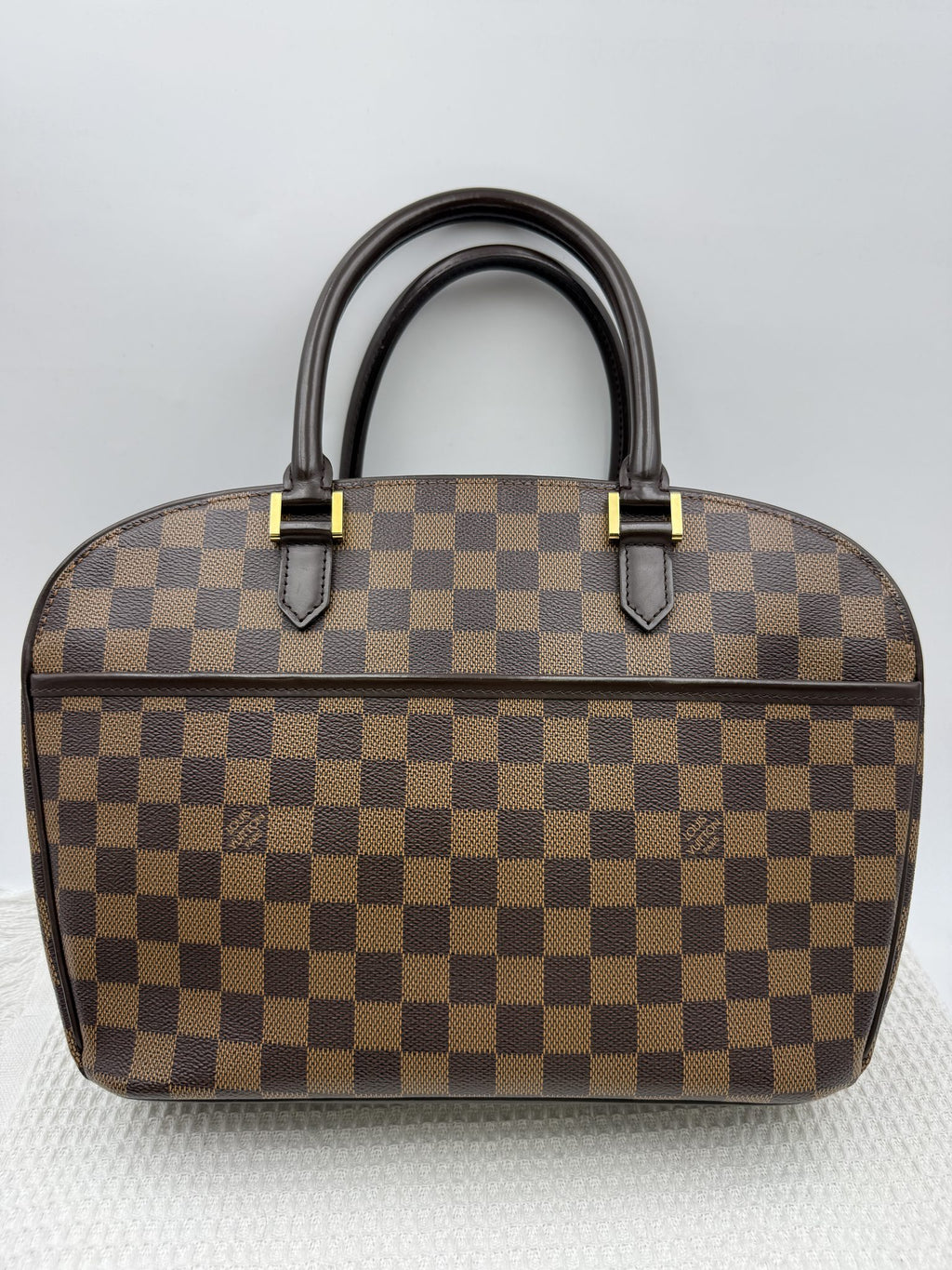 louis vuitton alma pm damier ebene coated canvas and leather stock no 0051017