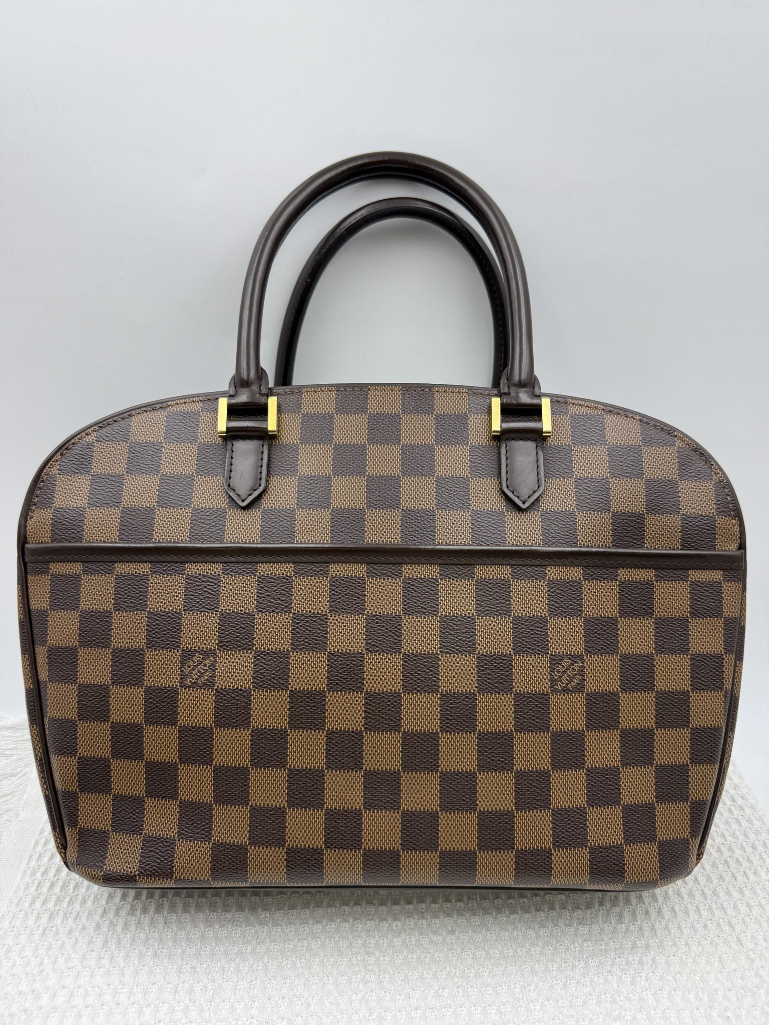louis vuitton alma pm damier ebene coated canvas and leather stock no 0051017