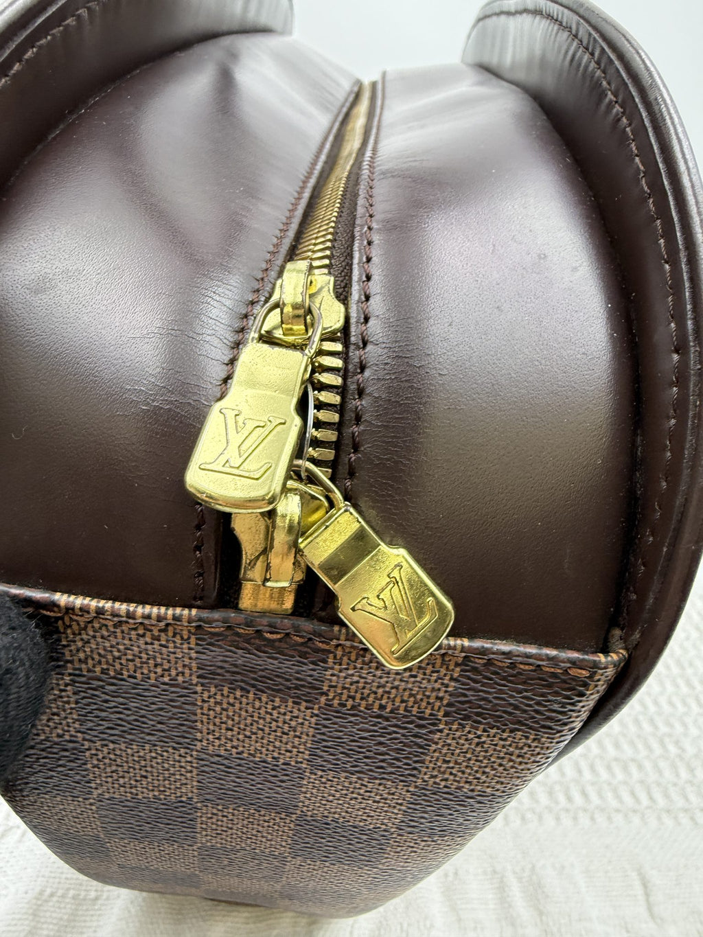 louis vuitton alma pm damier ebene coated canvas and leather stock no 0051017