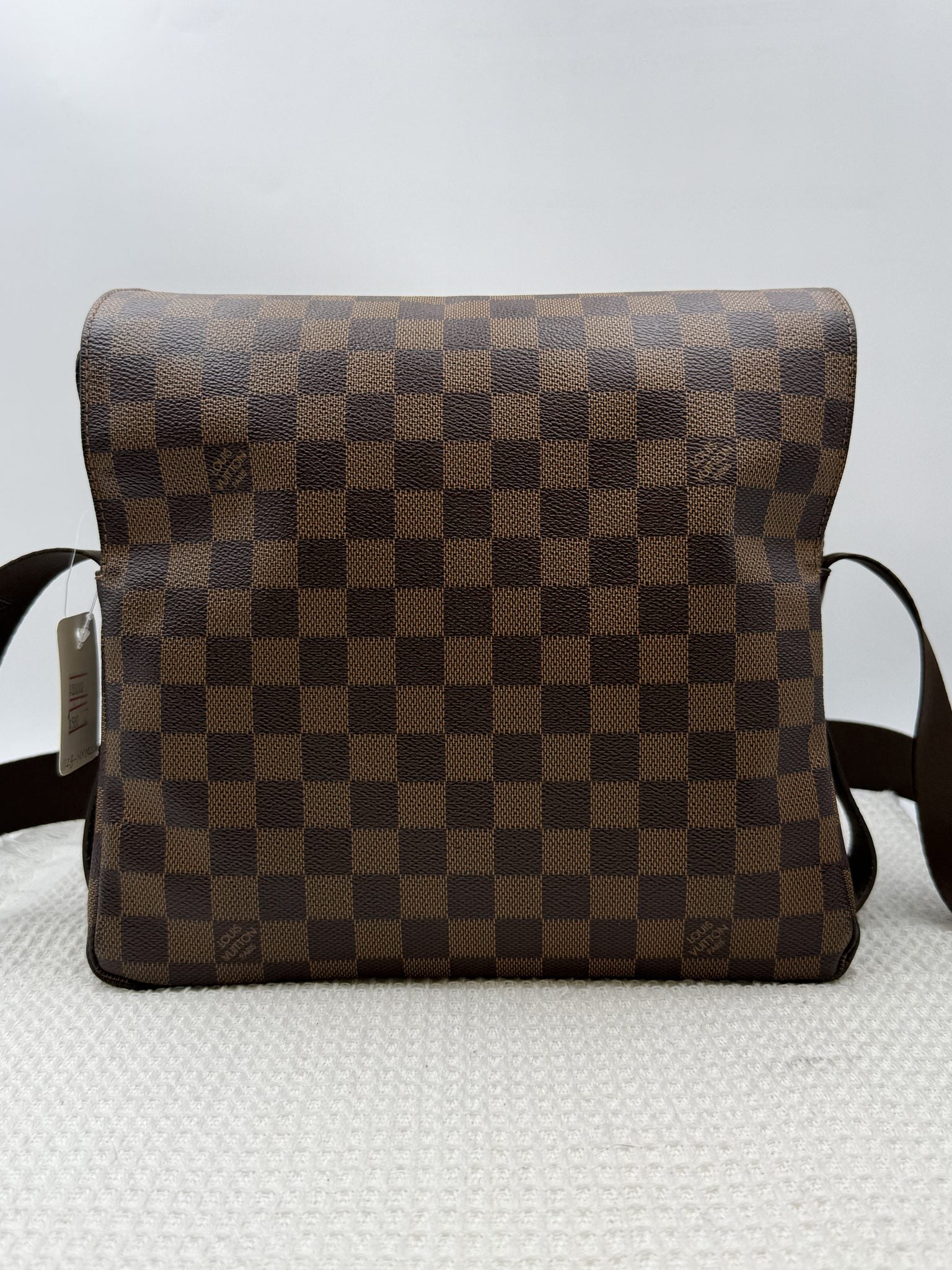 louis vuitton brooklyn damier ebene coated canvas and leather stock no 1112002