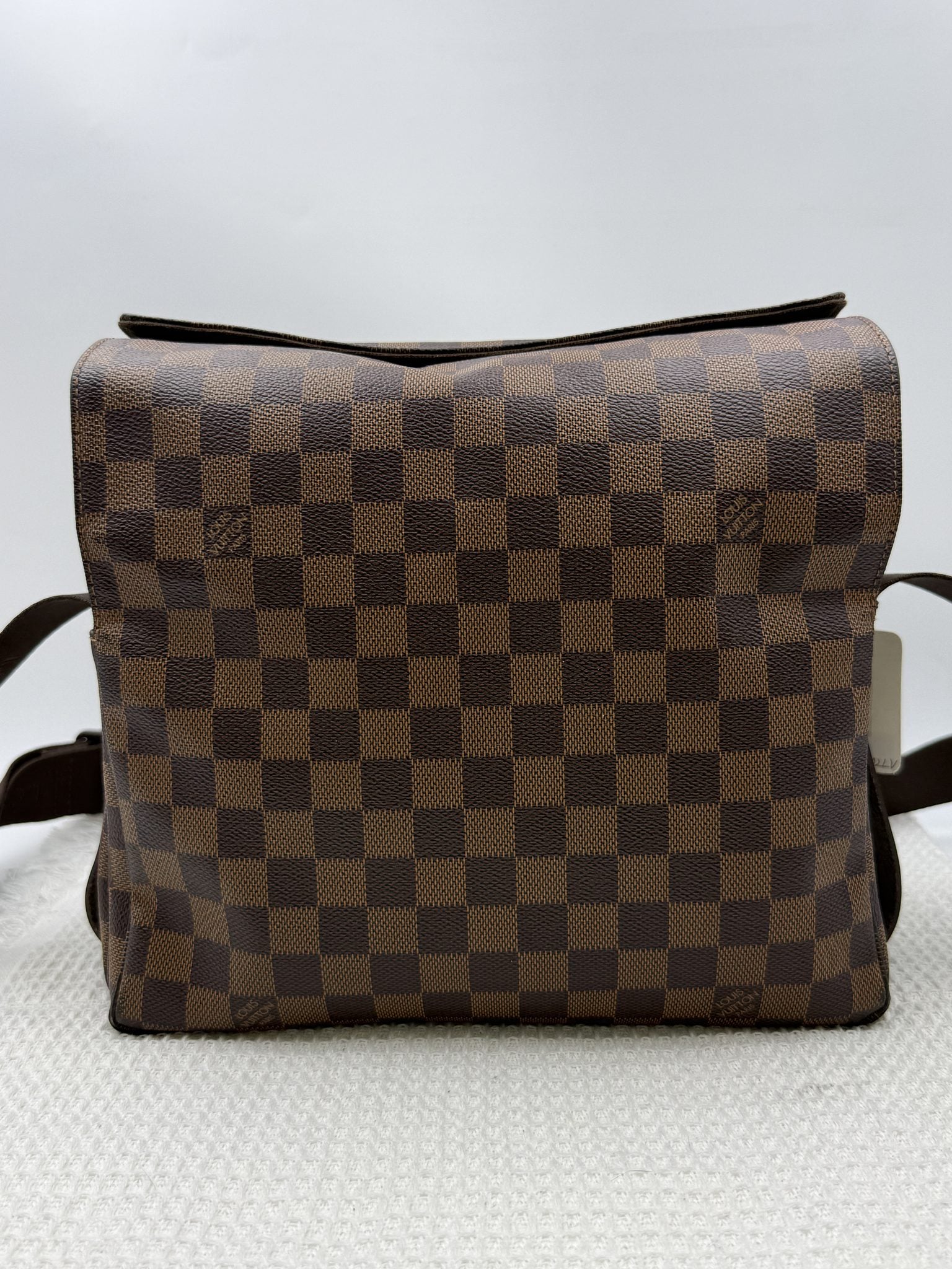 louis vuitton brooklyn damier ebene coated canvas and leather stock no 1112002