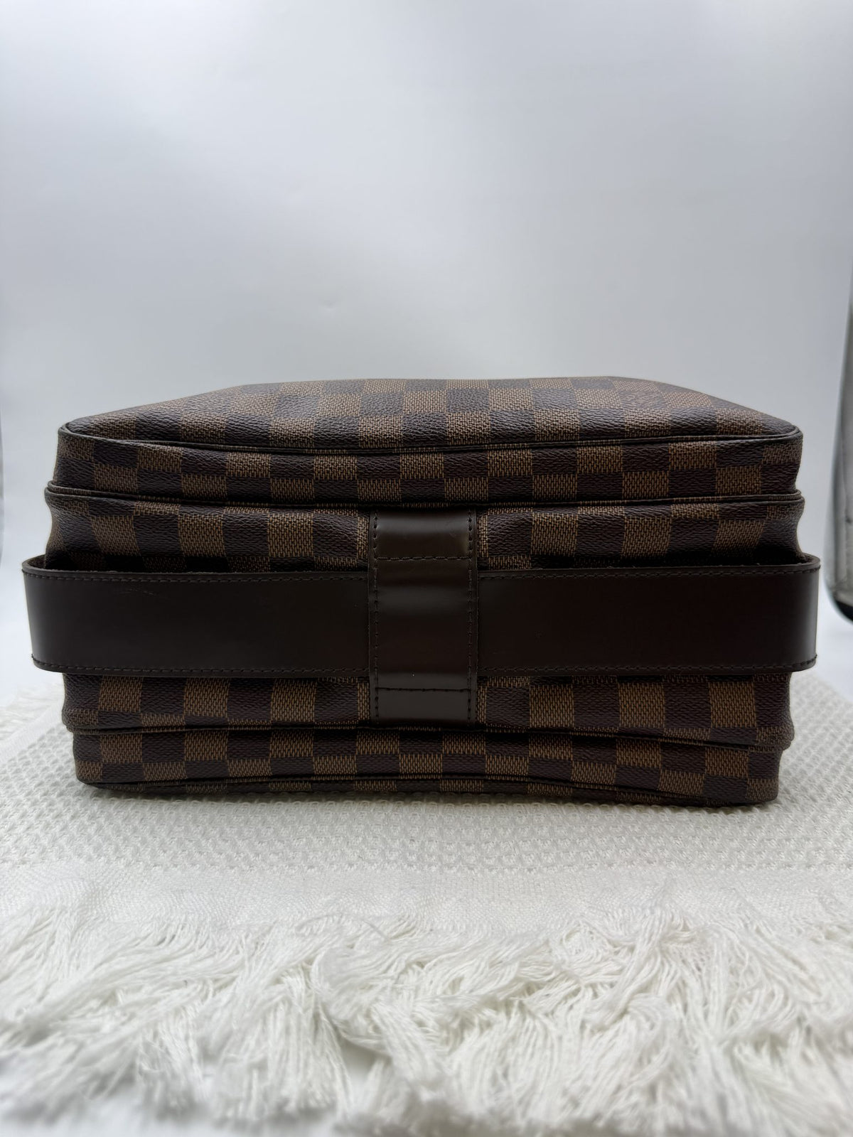 louis vuitton brooklyn damier ebene coated canvas and leather stock no 1112002
