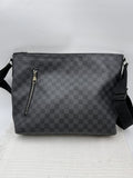 louis vuitton mick mm damier graphite coated canvas and leather stock no 0073239