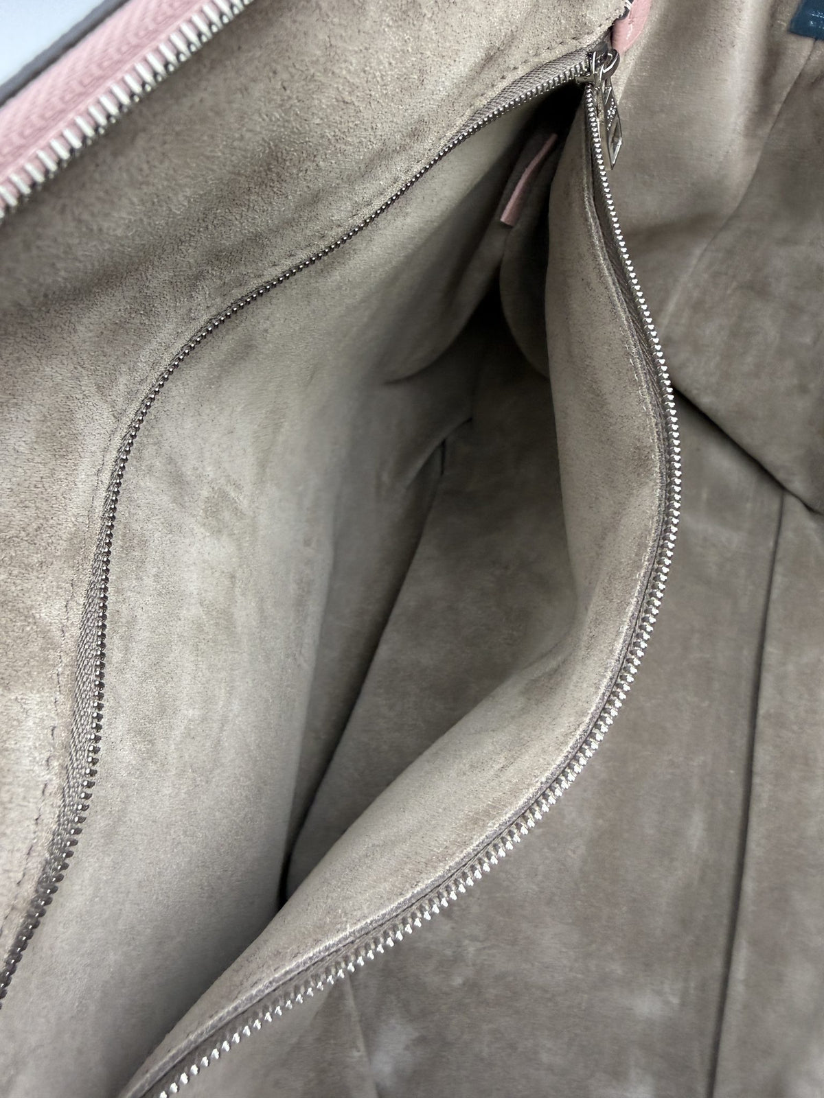louis vuitton lockit mm pink and natural leather with python trim stock no 0177011