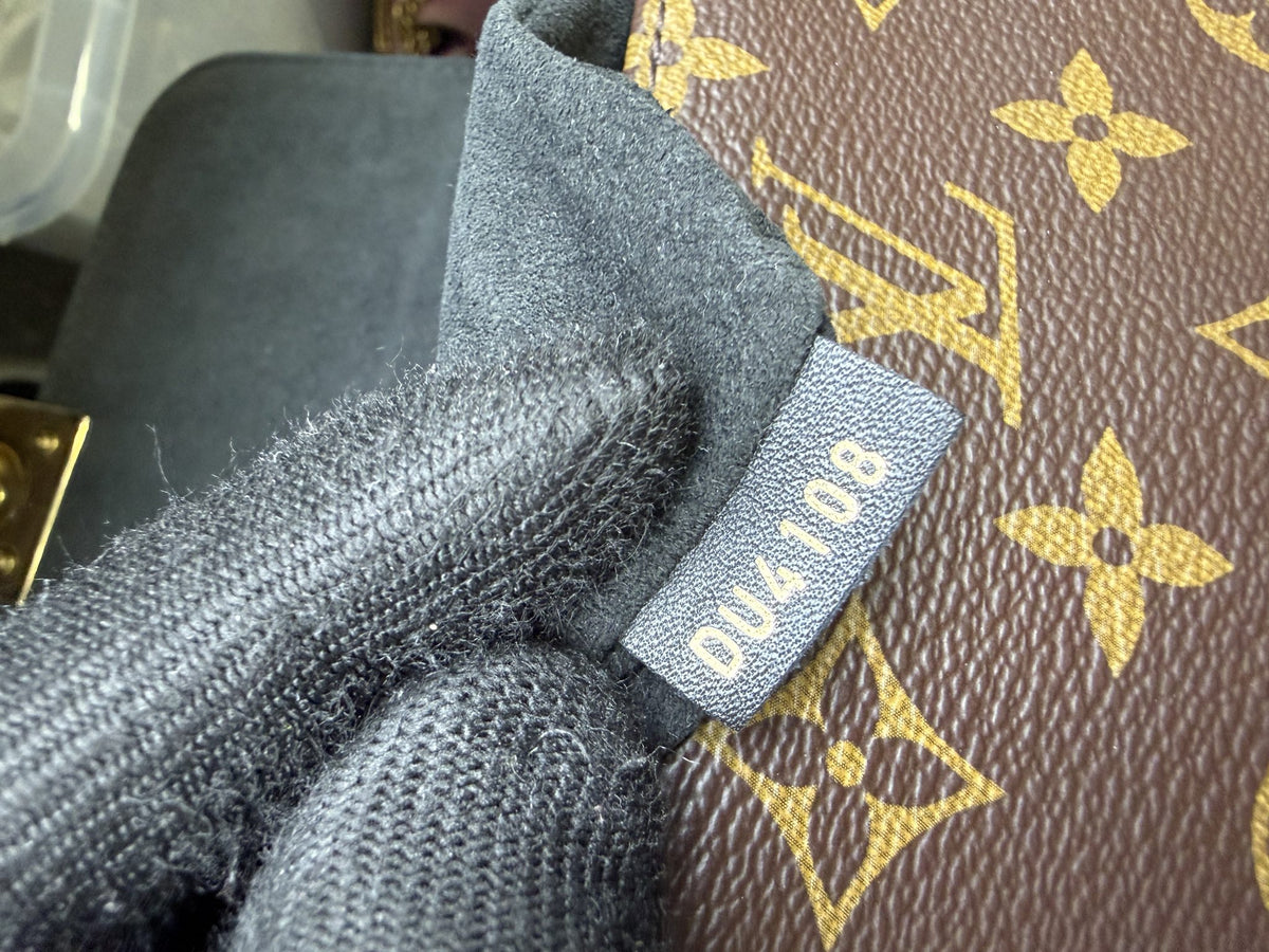 louis vuitton locky bb monogram and black coated canvas and leather stock no 0073187