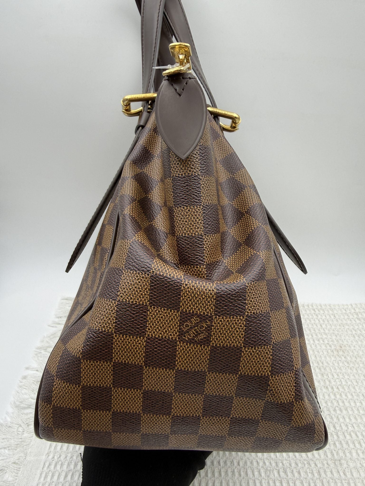 louis vuitton verona pm damier ebene coated canvas and leather stock no 0051009