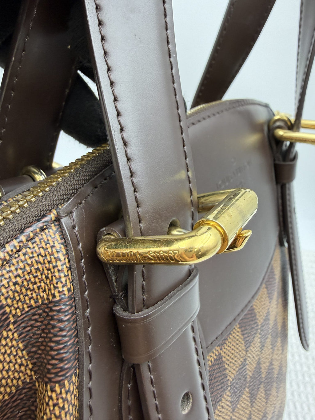 louis vuitton verona pm damier ebene coated canvas and leather stock no 0051009