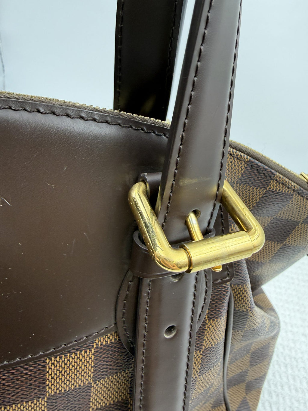 louis vuitton verona pm damier ebene coated canvas and leather stock no 0051009