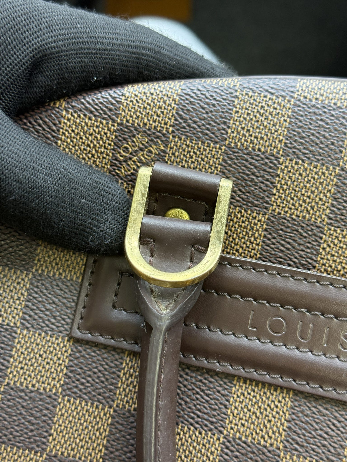 louis vuitton verona pm damier ebene coated canvas and leather stock no 0073217