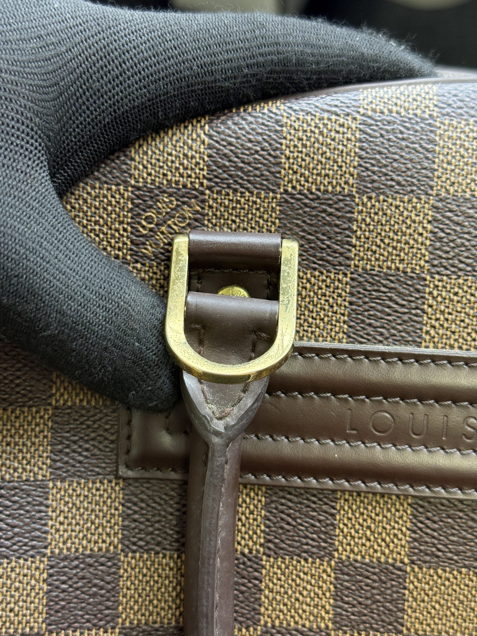 louis vuitton verona pm damier ebene coated canvas and leather stock no 0073217