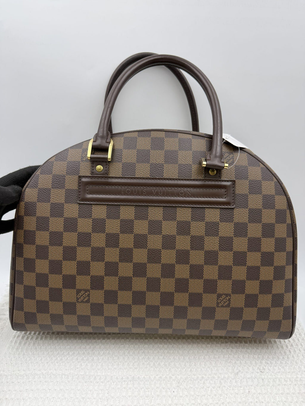 louis vuitton verona pm damier ebene coated canvas and leather stock no 0073217