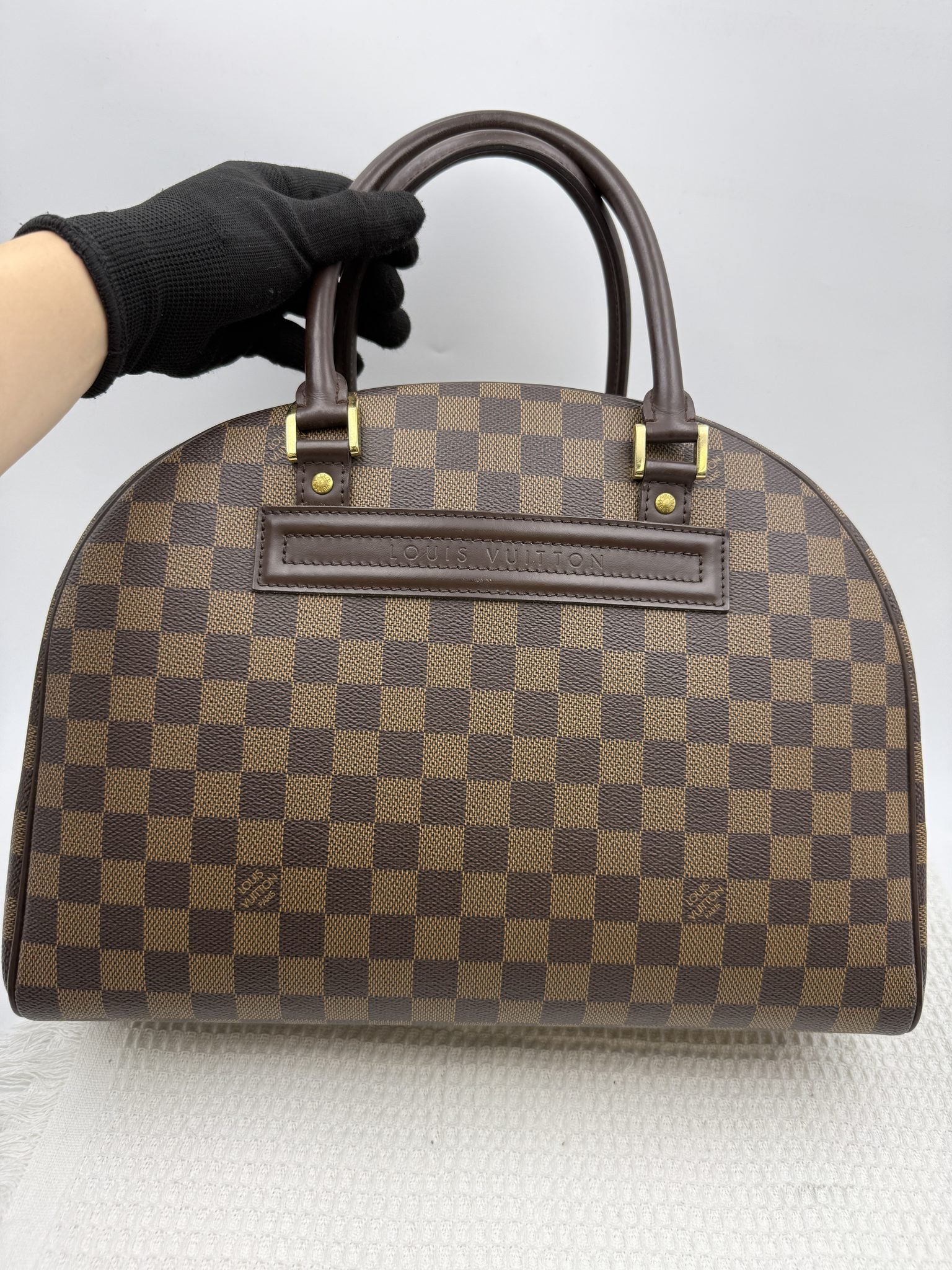 louis vuitton verona pm damier ebene coated canvas and leather stock no 0073217